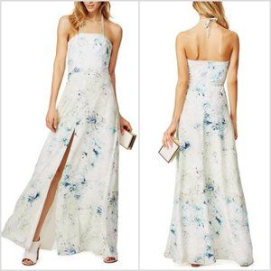 Hunter Bell 100% SILK Floor Length Maxi Dress 4/S